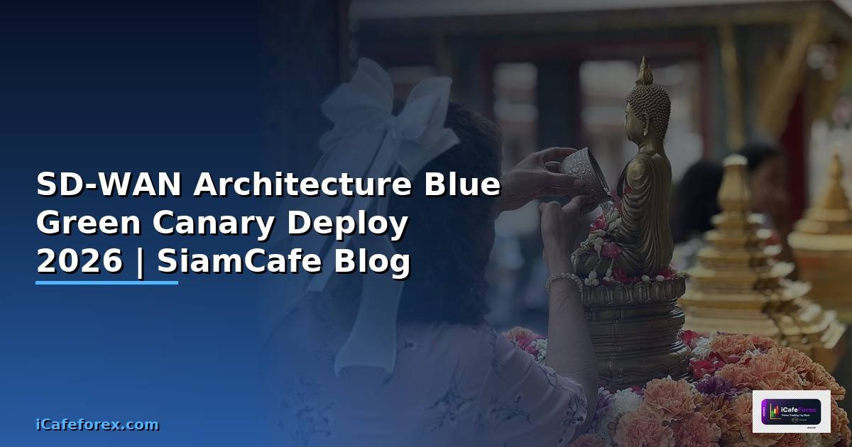 SD-WAN Architecture Blue Green Canary Deploy