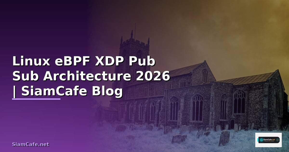 Linux eBPF XDP Pub Sub Architecture