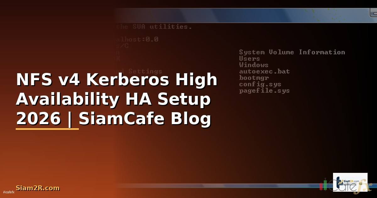NFS v4 Kerberos High Availability HA Setup