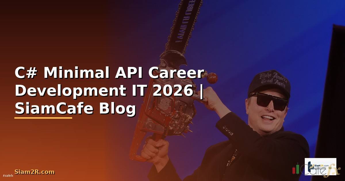 C# Minimal API Career Development IT
