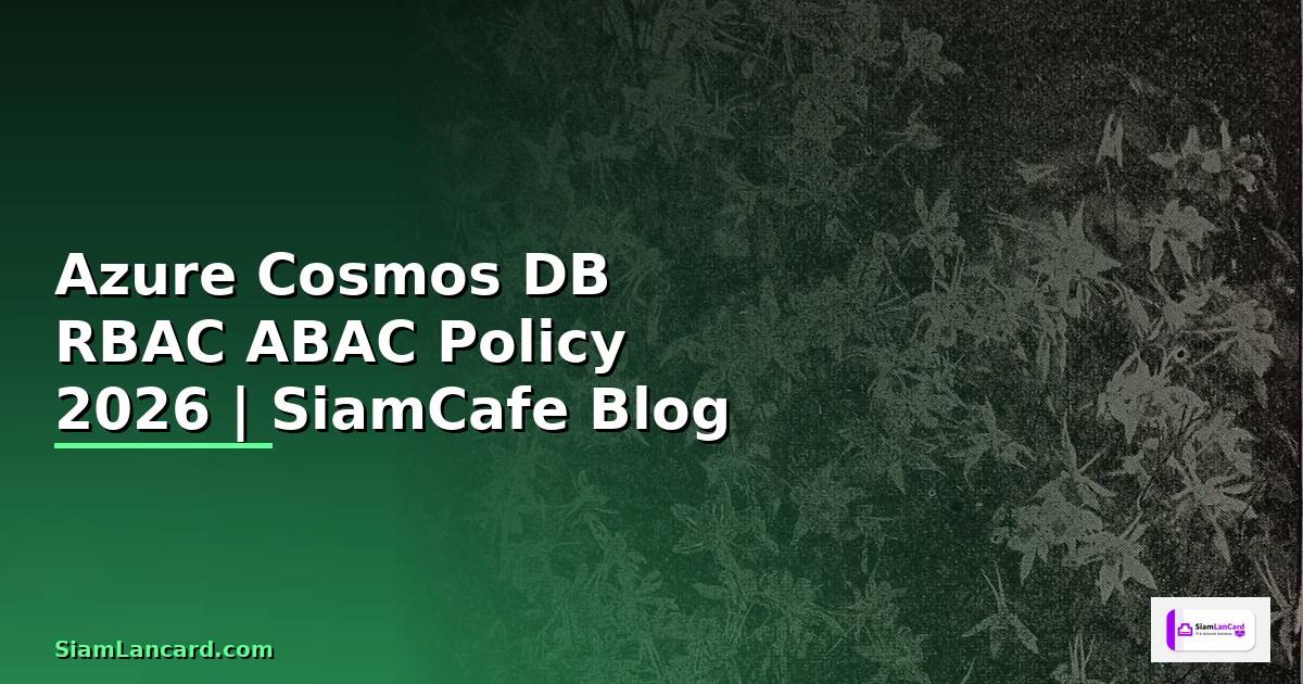 Azure Cosmos DB RBAC ABAC Policy