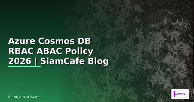 Azure Cosmos DB RBAC ABAC Policy