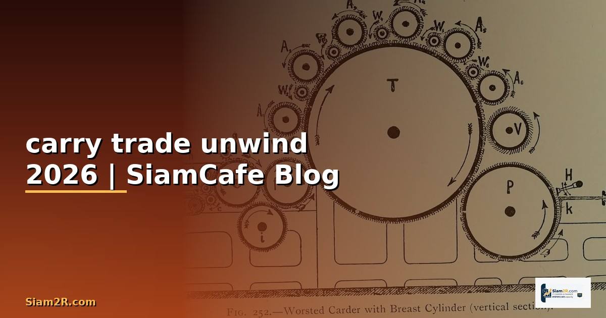 carry trade unwind — ข้อมูลครบถ้วน 2026