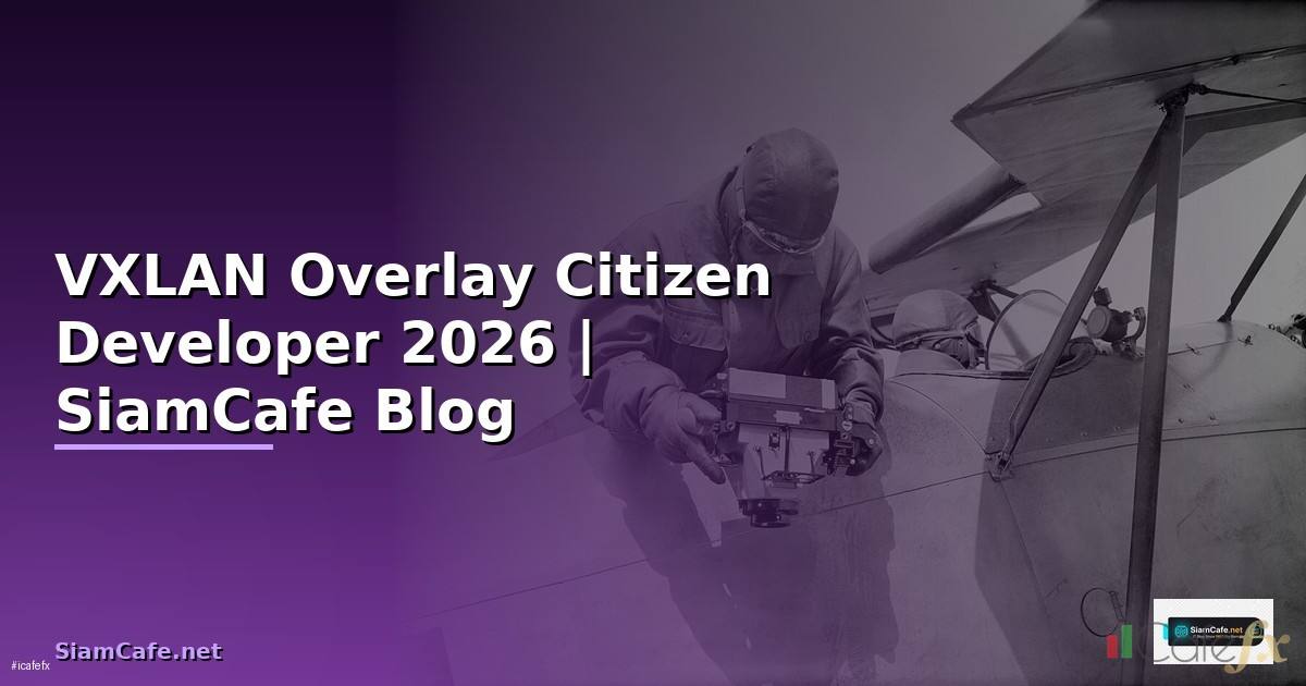 VXLAN Overlay Citizen Developer