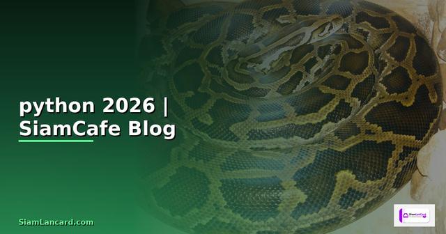 เขียนโปรแกรม python