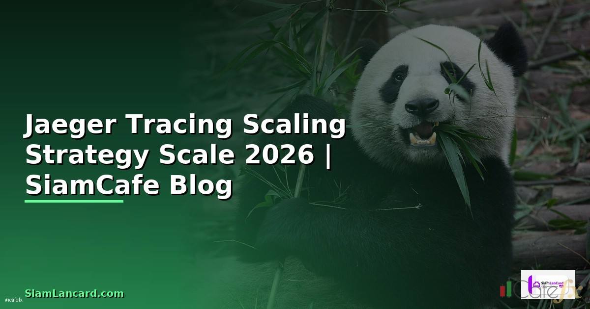 Jaeger Tracing Scaling Strategy วิธี Scale