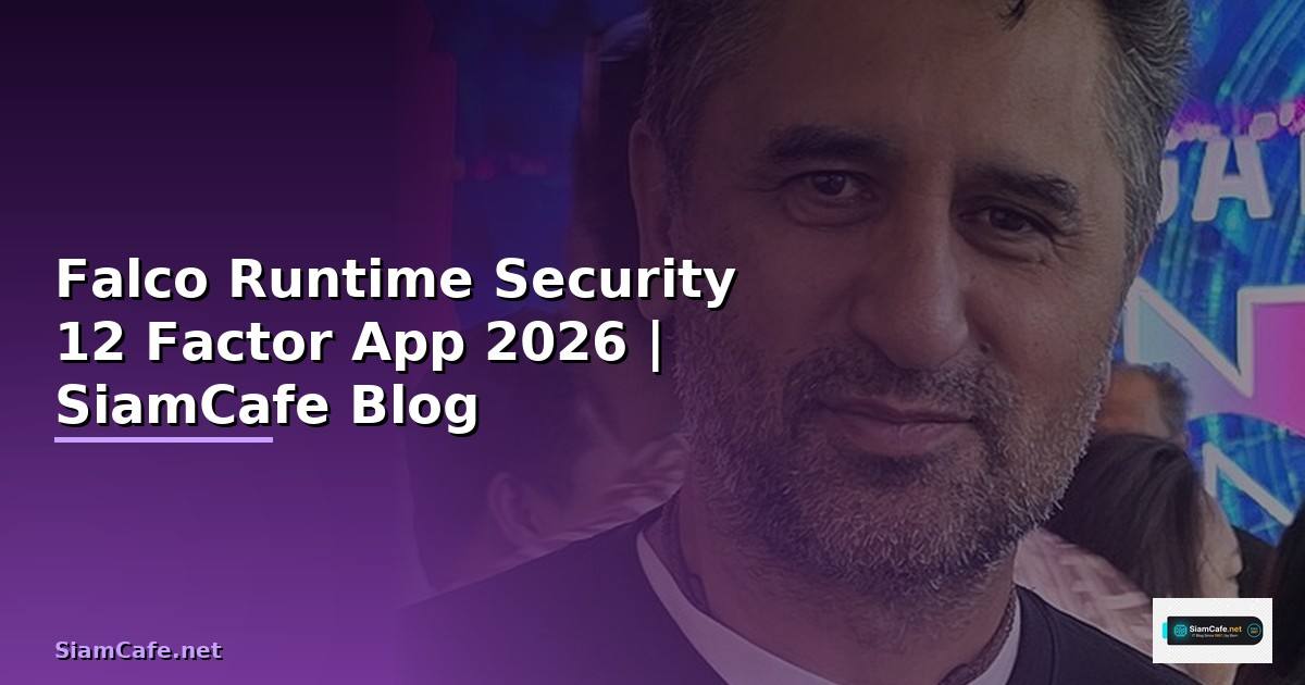 Falco Runtime Security 12 Factor App