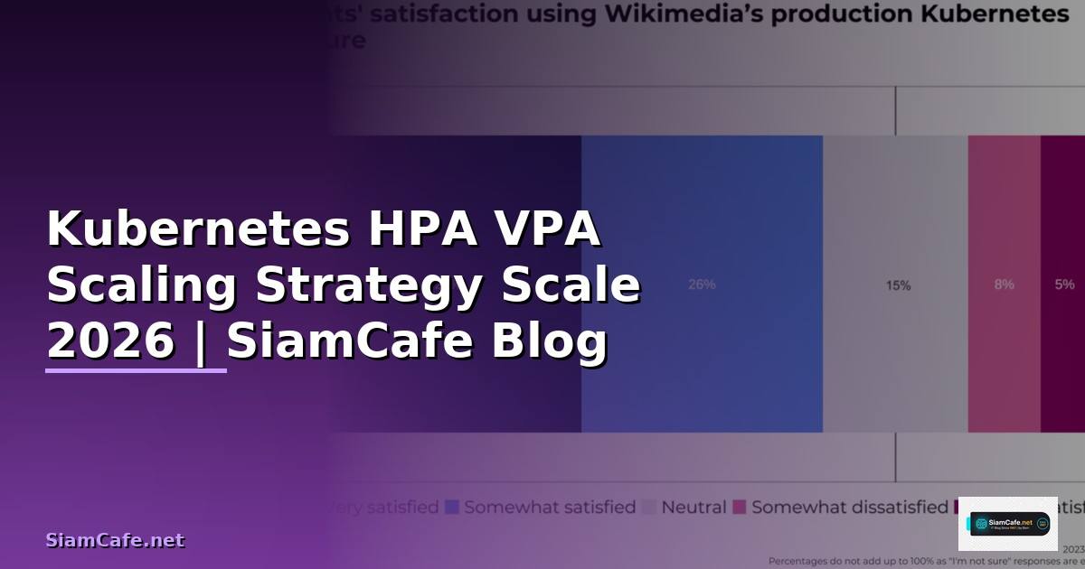 Kubernetes HPA VPA Scaling Strategy วิธี Scale