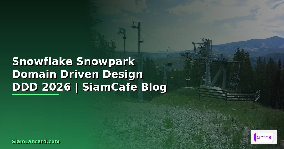 Snowflake Snowpark Domain Driven Design DDD