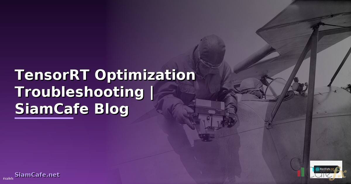 TensorRT Optimization Troubleshooting แก้ปัญหา