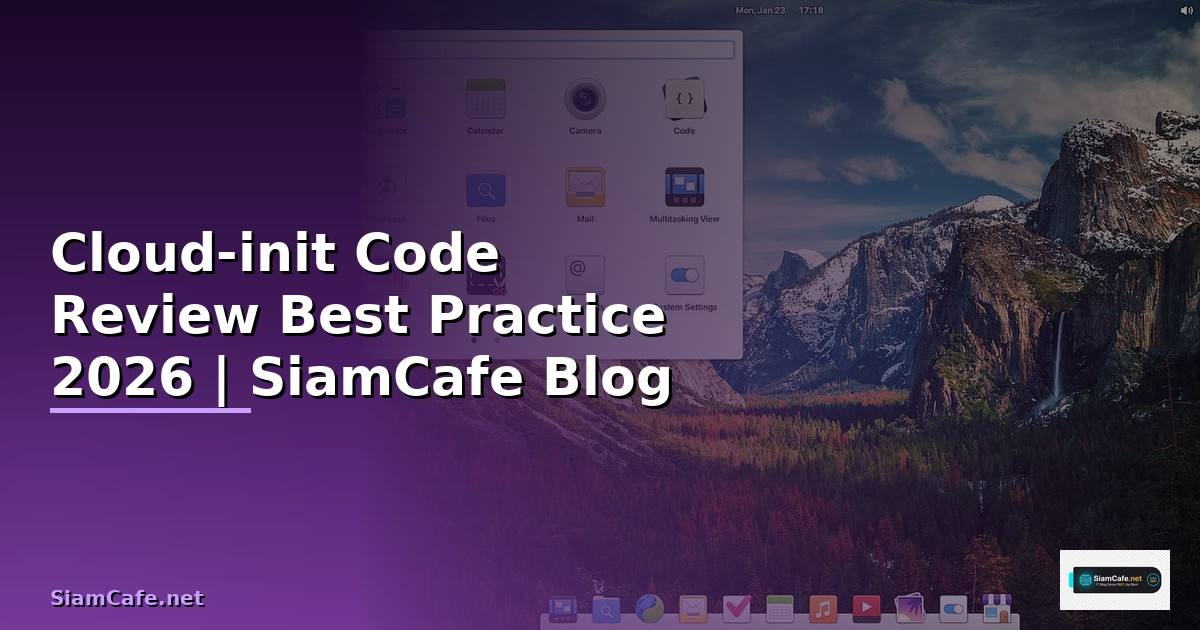 Cloud-init Code Review Best Practice