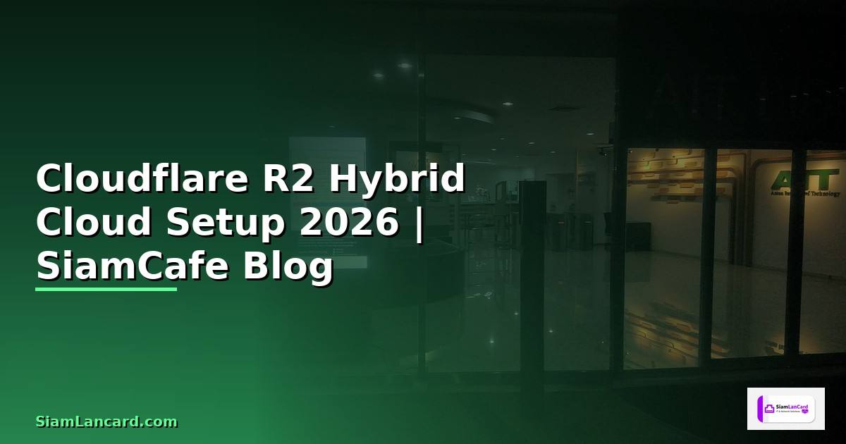Cloudflare R2 Hybrid Cloud Setup