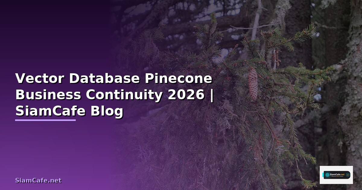 Vector Database Pinecone Business Continuity