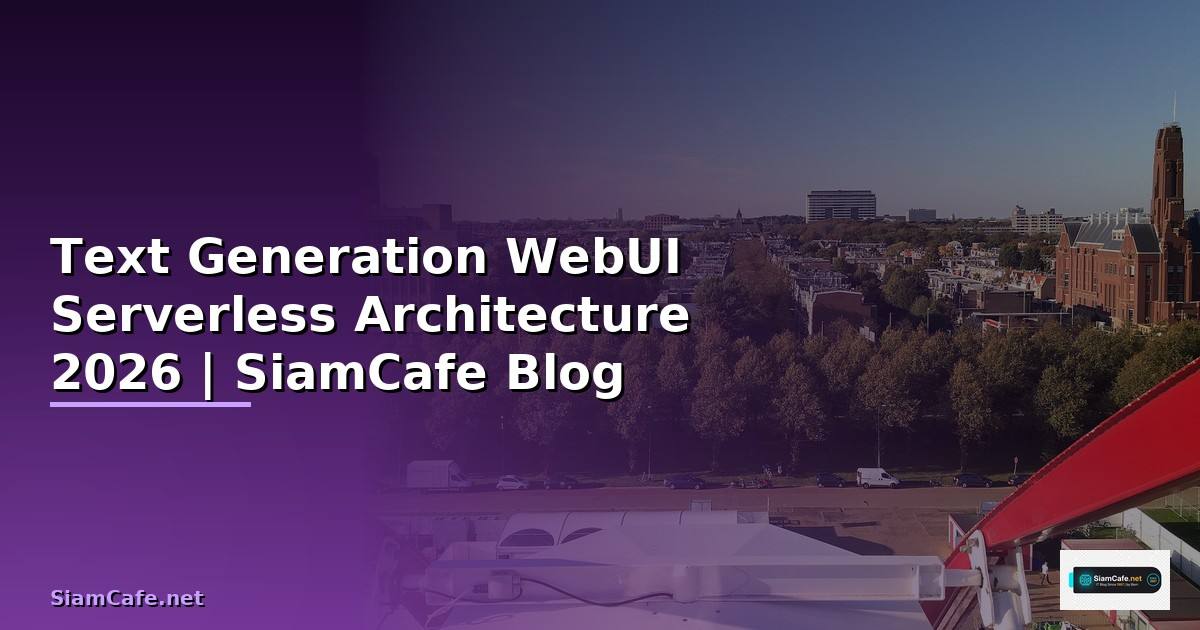Text Generation WebUI Serverless Architecture