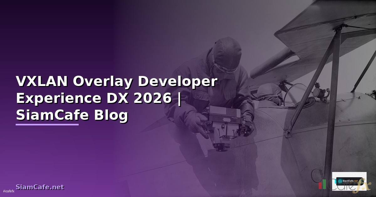 VXLAN Overlay Developer Experience DX