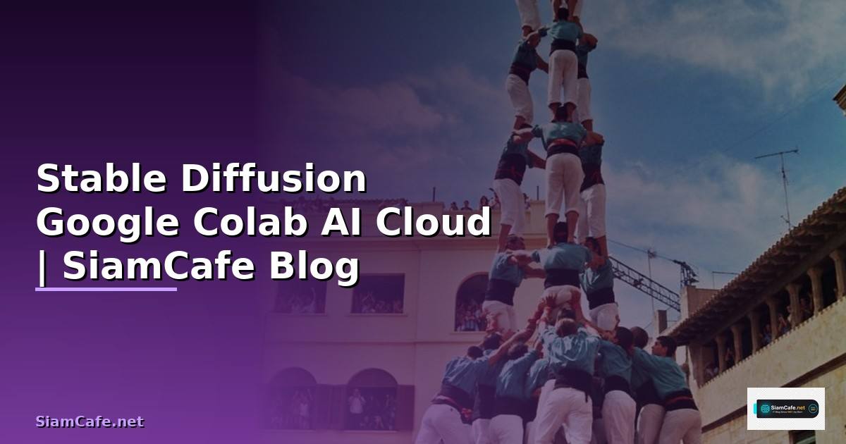 Stable Diffusion Google Colab — รัน AI