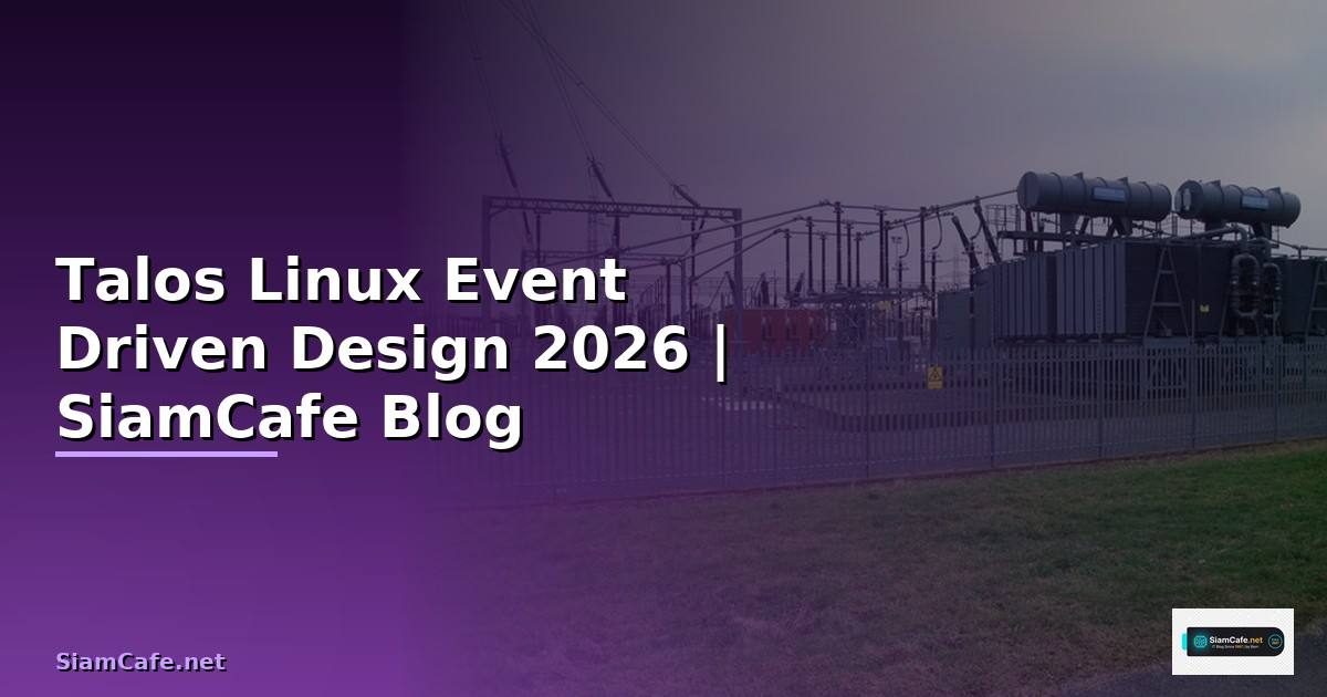 Talos Linux Event Driven Design