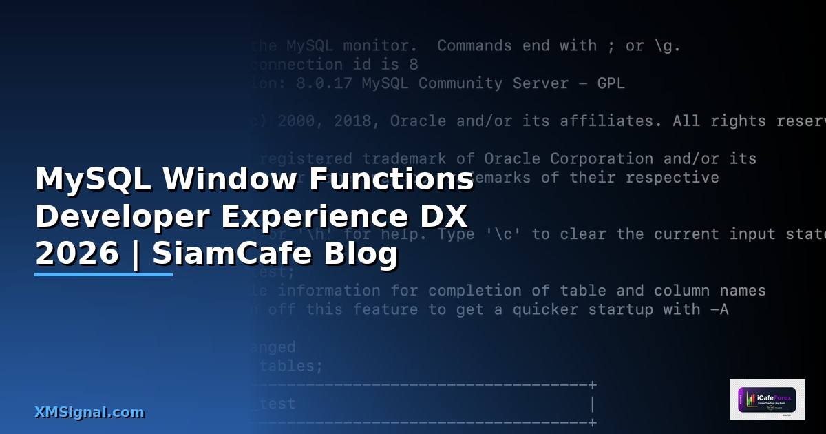 MySQL Window Functions Developer Experience DX