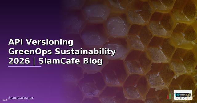 API Versioning GreenOps Sustainability