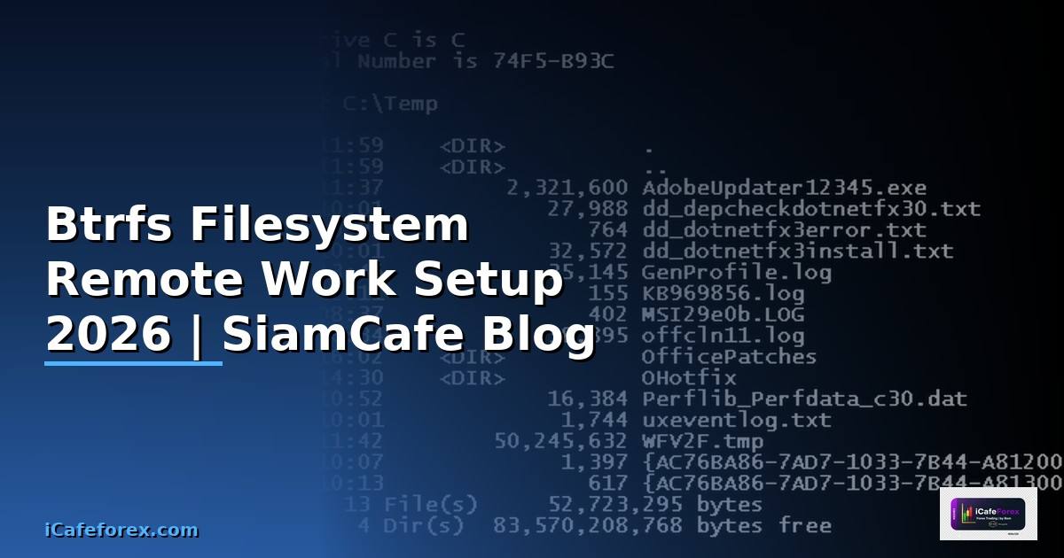 Btrfs Filesystem Remote Work Setup