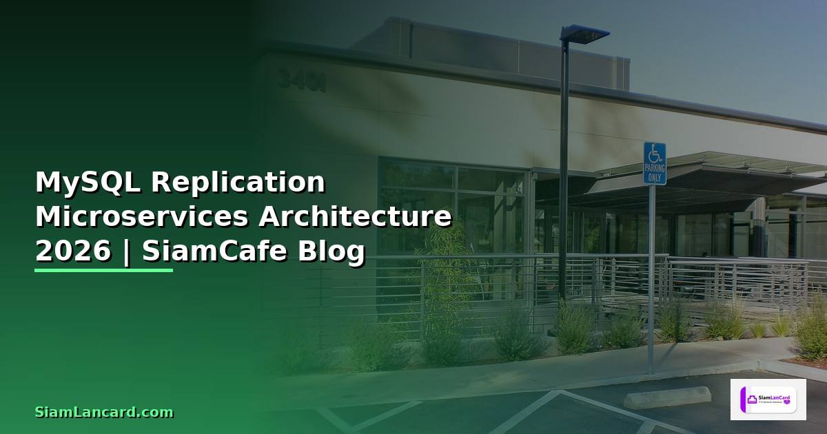 MySQL Replication Microservices Architecture