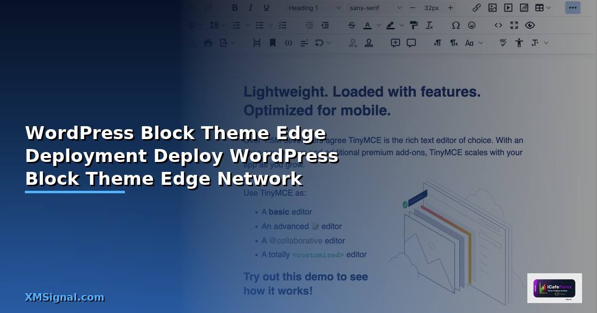 WordPress Block Theme กับ Edge Deployment — วิธี