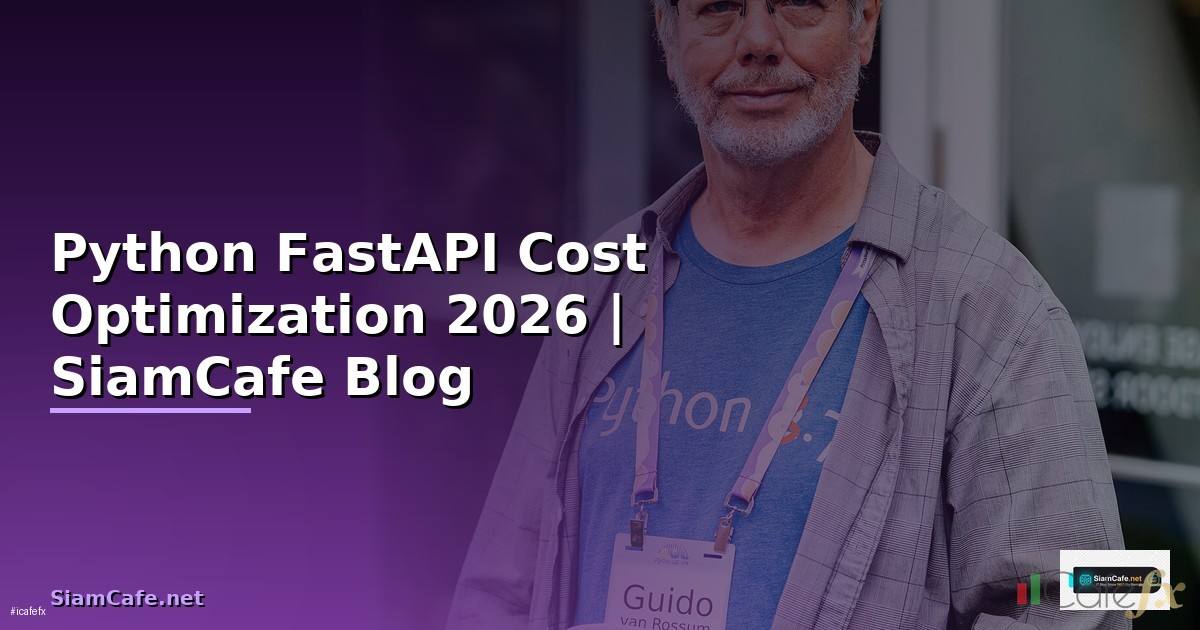 Python FastAPI Cost Optimization ลดค่าใช้จ่าย