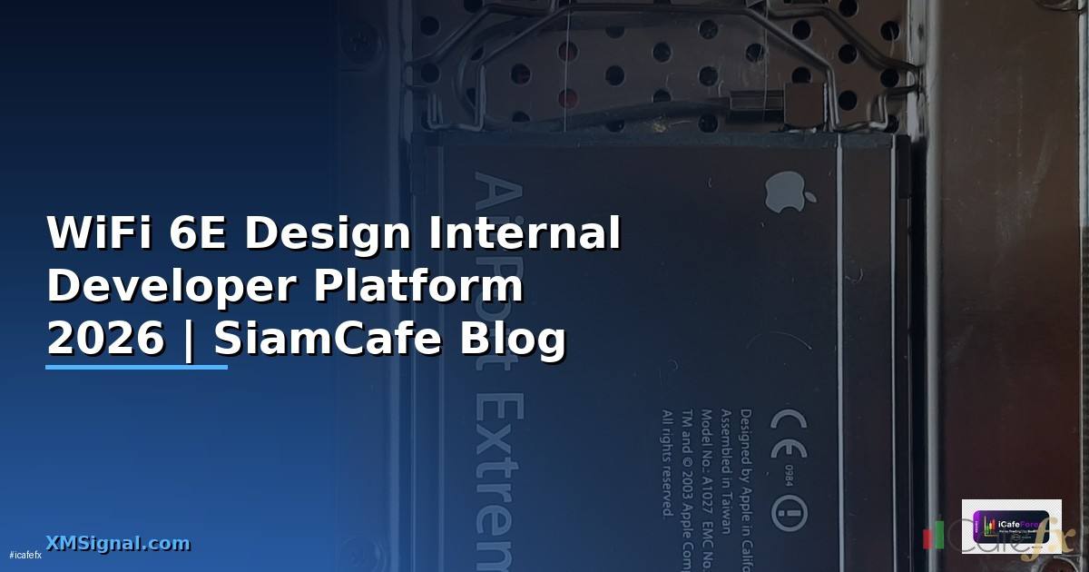 WiFi 6E Design Internal Developer Platform