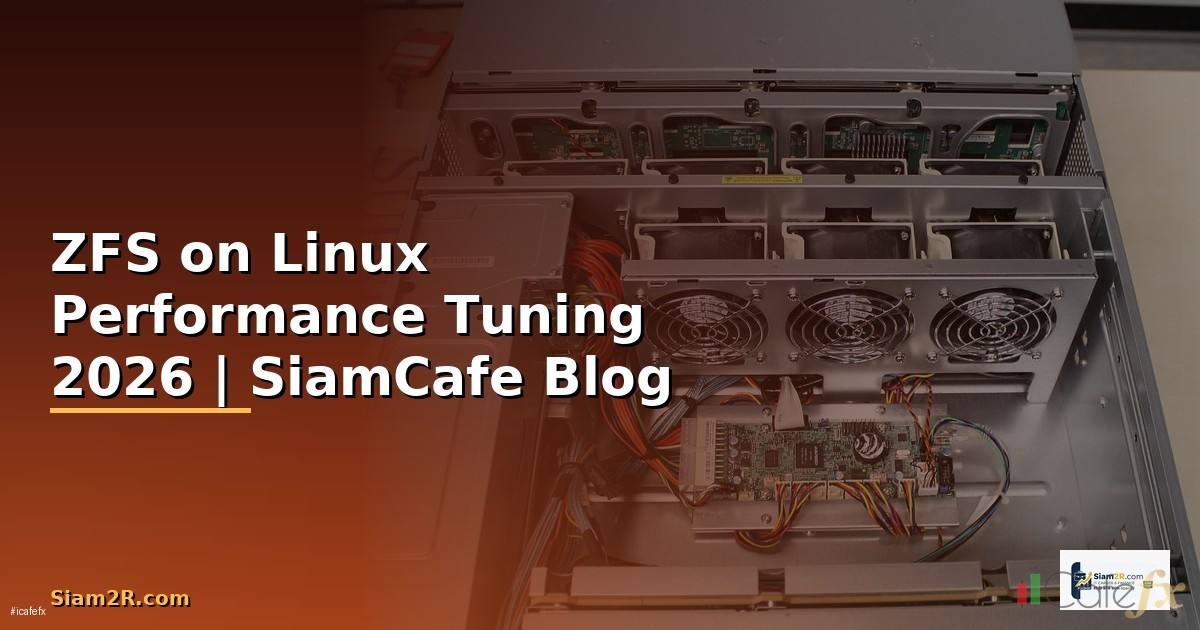 ZFS on Linux Performance Tuning เพิ่มความเร็ว
