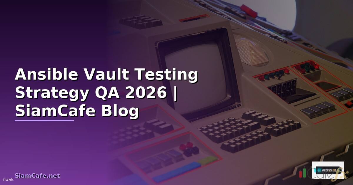 Ansible Vault Testing Strategy QA