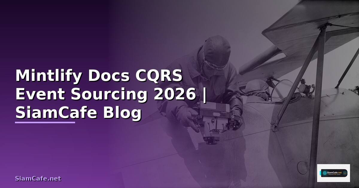Mintlify Docs CQRS Event Sourcing