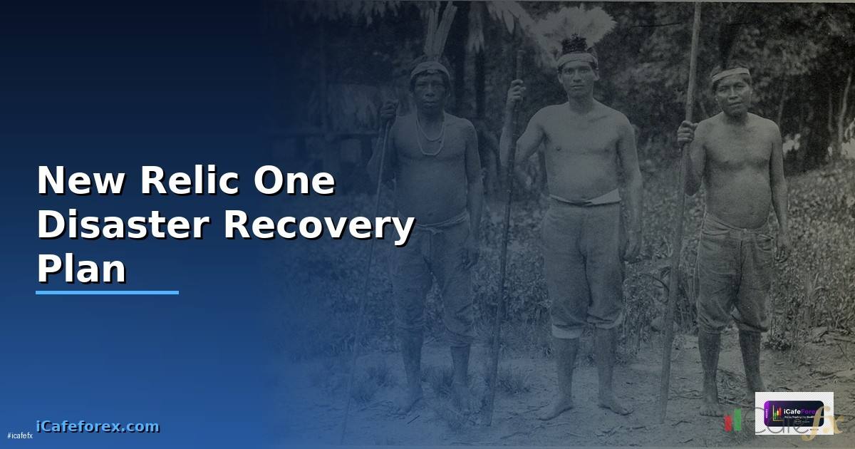 New Relic One Disaster Recovery Plan —