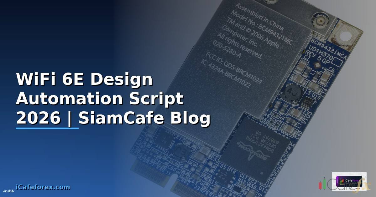 WiFi 6E Design Automation Script — คู่มือฉบับสมบูรณ์ 2026