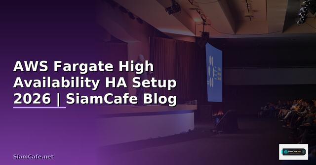 AWS Fargate High Availability HA Setup