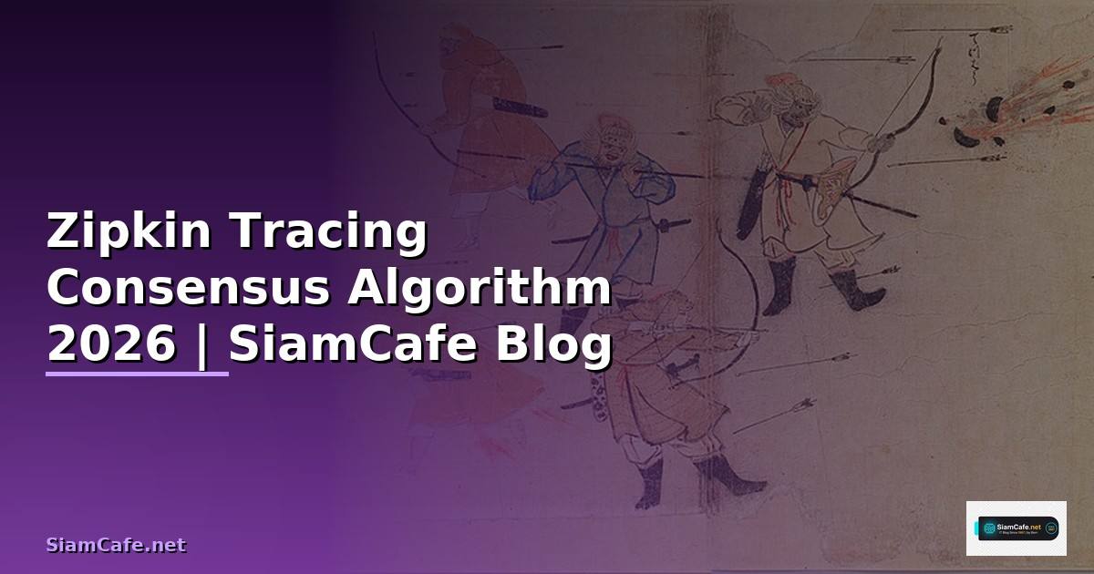 Zipkin Tracing Consensus Algorithm — คู่มือฉบับสมบูรณ์ 2026