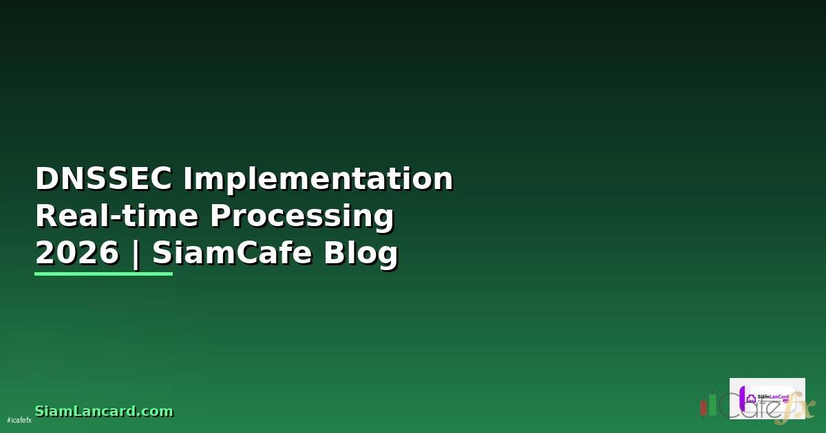 DNSSEC Implementation Real-time Processing
