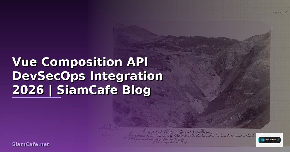 Vue Composition API DevSecOps Integration
