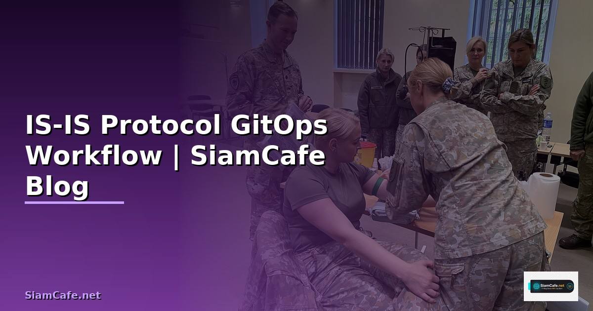 IS-IS Protocol GitOps Workflow