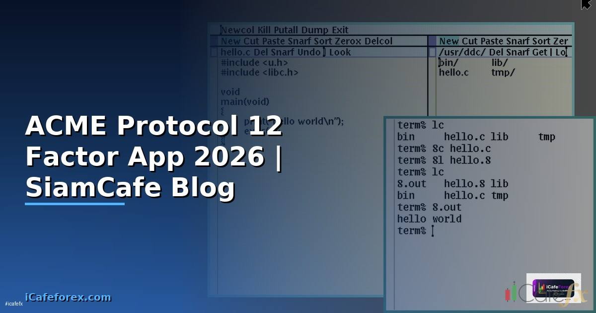 ACME Protocol 12 Factor App