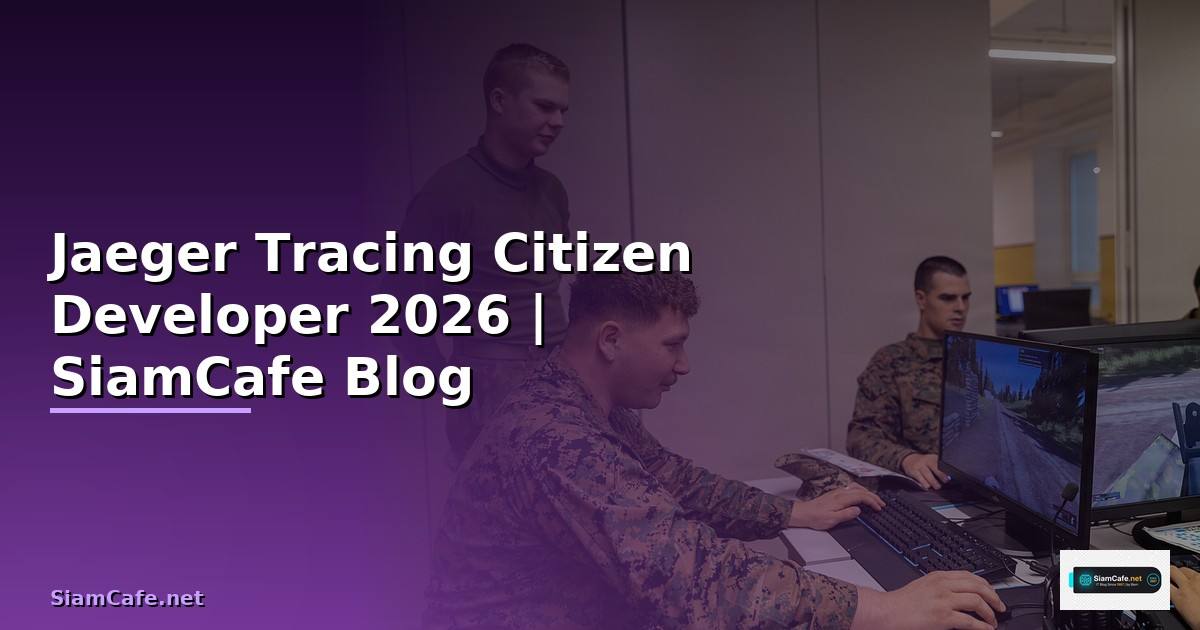 Jaeger Tracing Citizen Developer