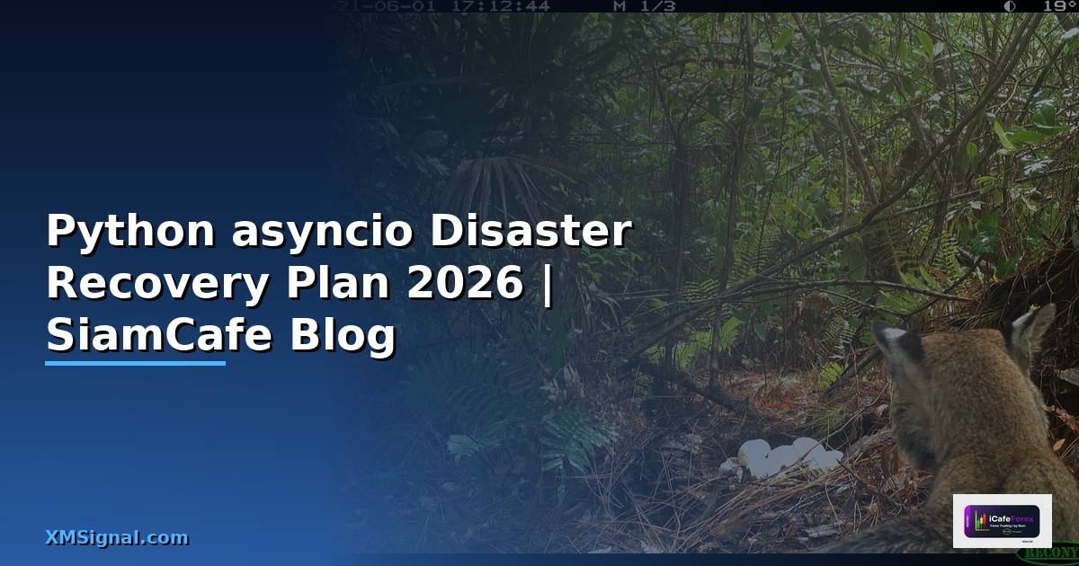 Python asyncio Disaster Recovery Plan — คู่มือฉบับสมบูรณ์ 2026