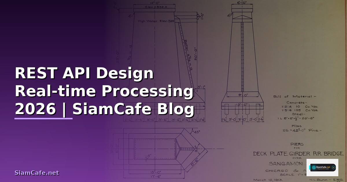 REST API Design Real-time Processing