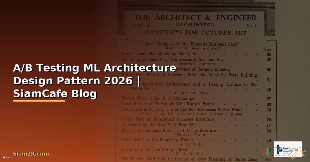 A/B Testing ML Architecture Design Pattern