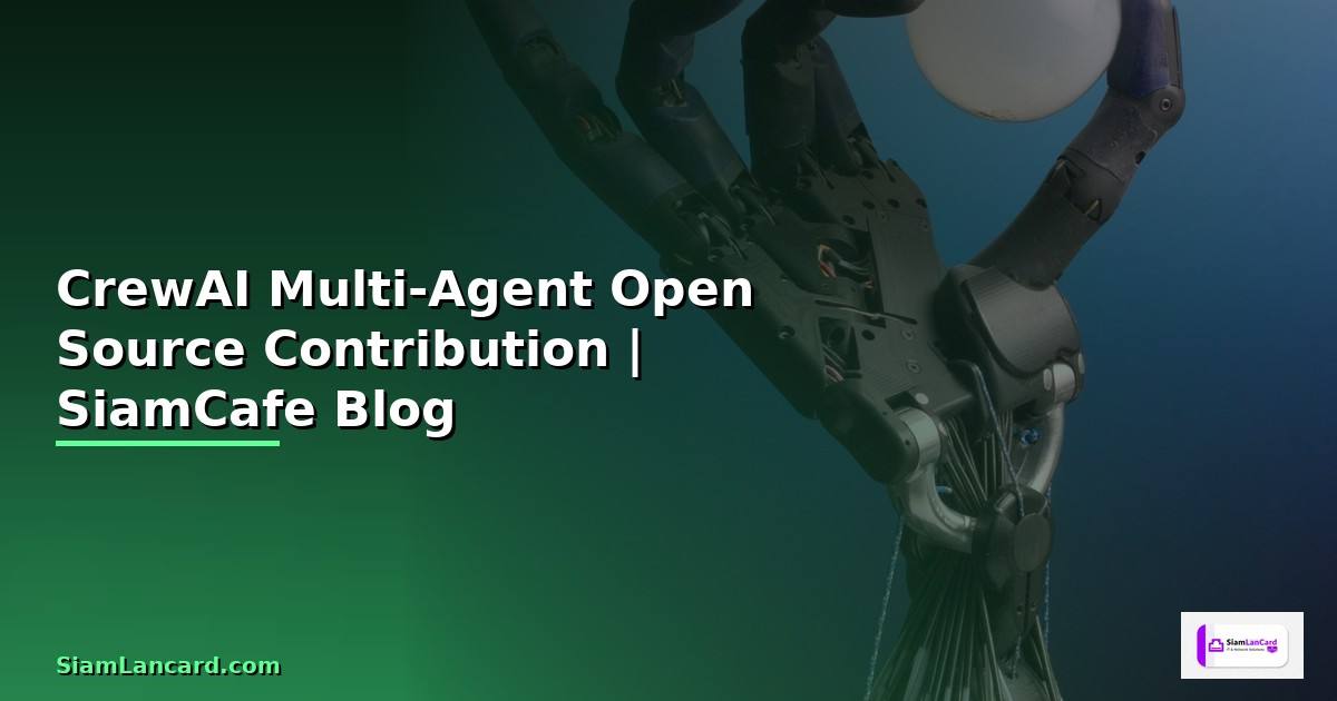 CrewAI Multi-Agent Open Source Contribution