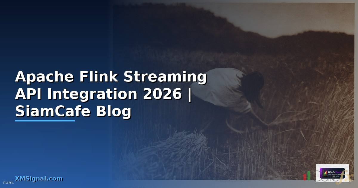 Apache Flink Streaming API Integration เชื่อมต่อระบบ — คู่มือฉบับสมบูรณ์ 2026