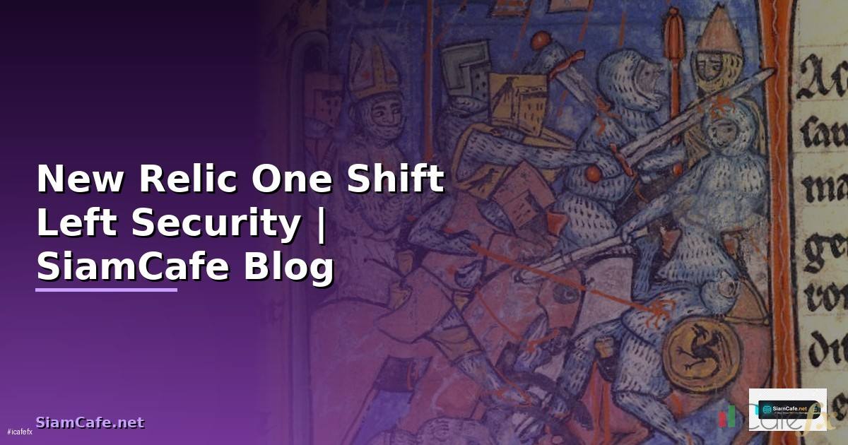 New Relic One Shift Left Security