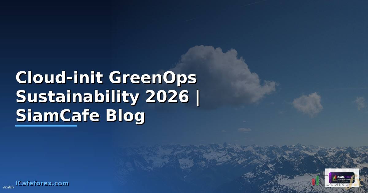 Cloud-init GreenOps Sustainability