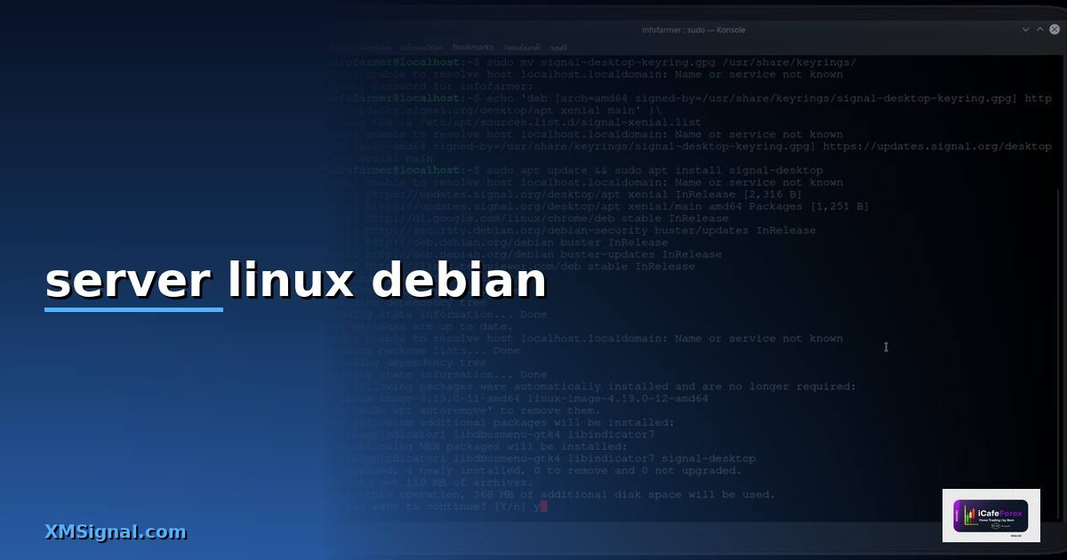 server linux debian