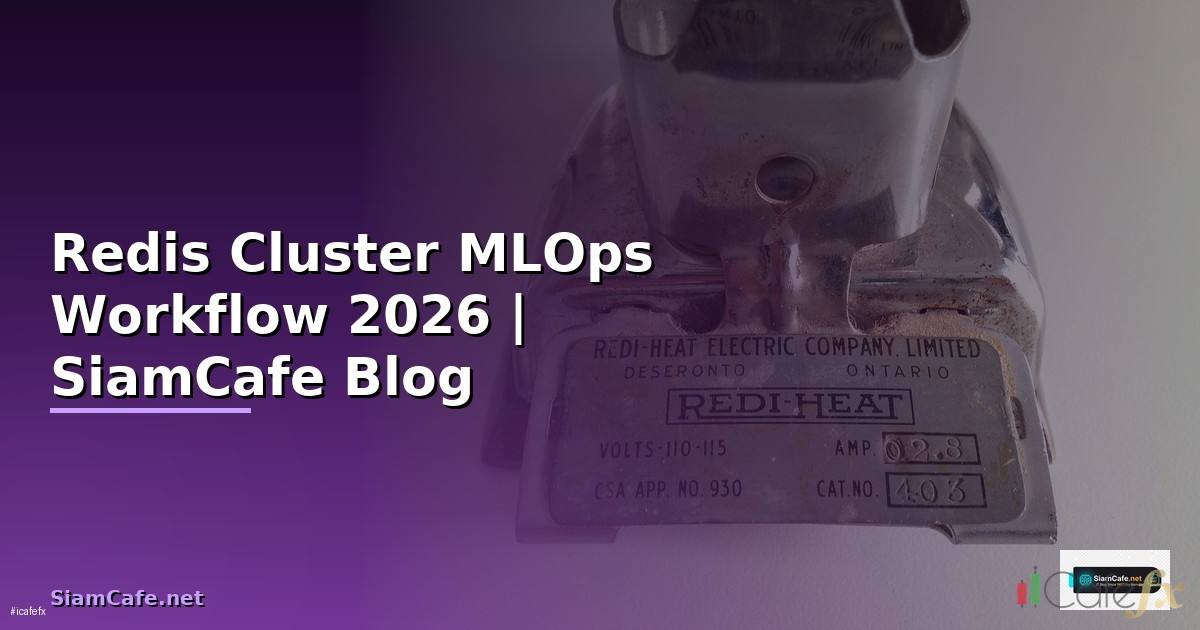 Redis Cluster MLOps Workflow — คู่มือฉบับสมบูรณ์ 2026
