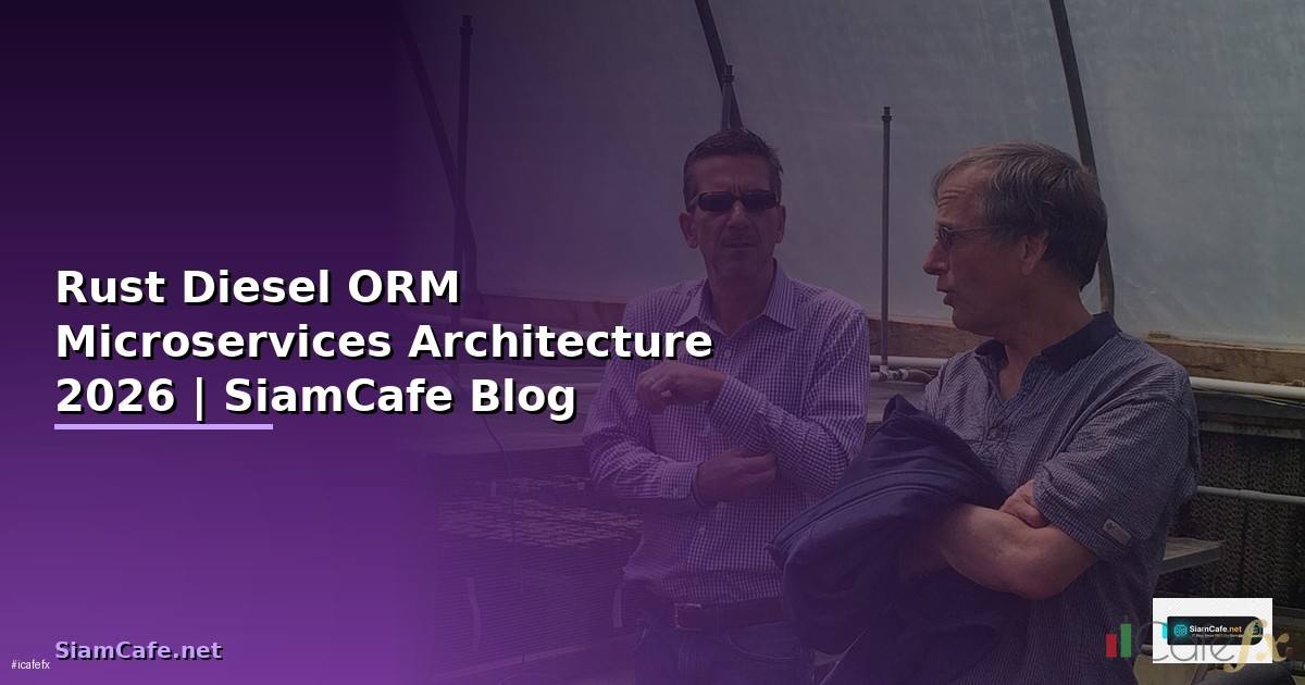 Rust Diesel ORM Microservices Architecture